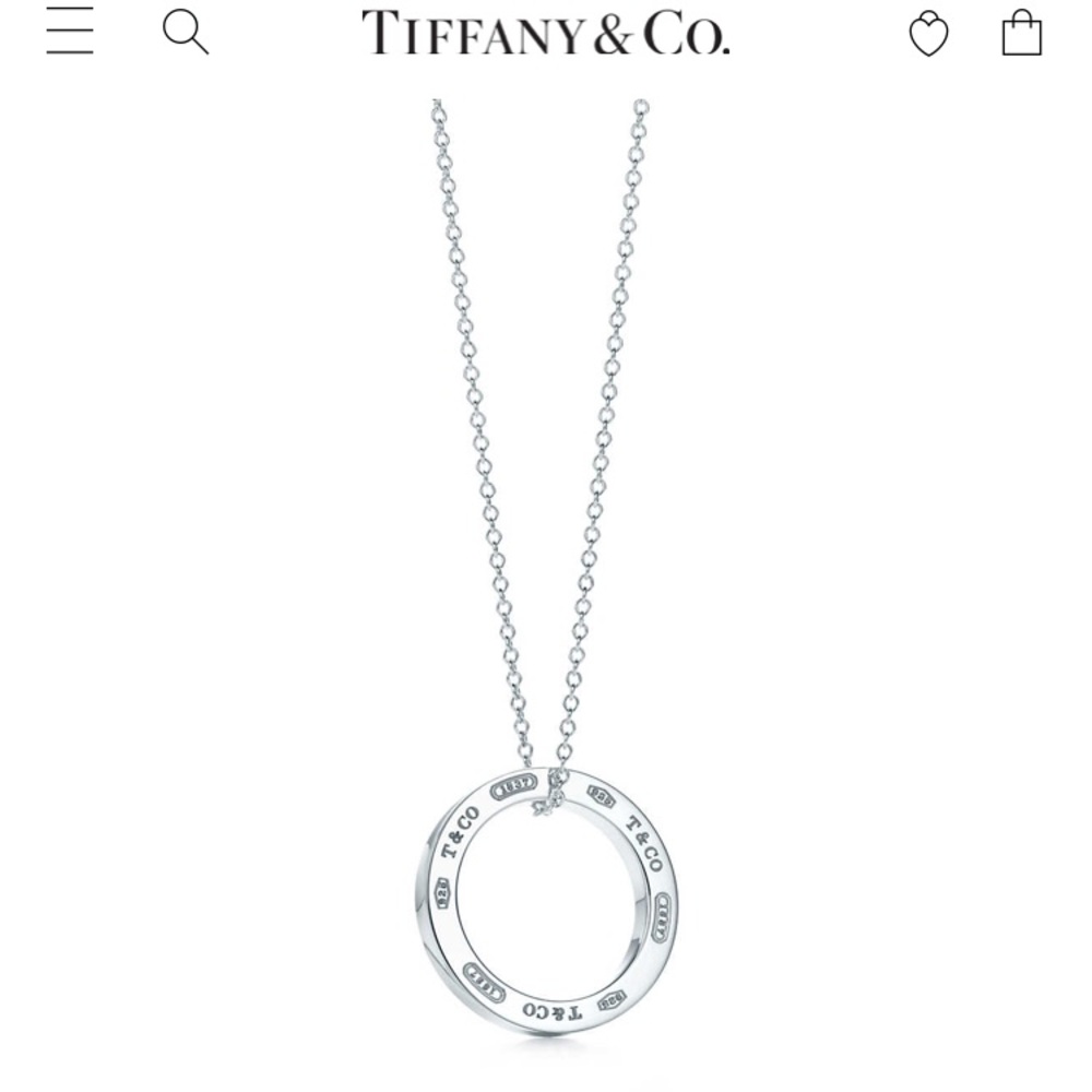 Tiffany & Co. circle pendant necklace